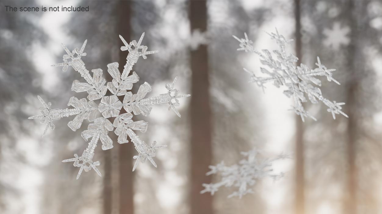 Intricate Snowflake 3D model