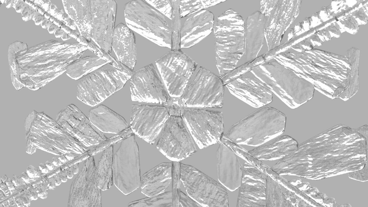 Intricate Snowflake 3D model