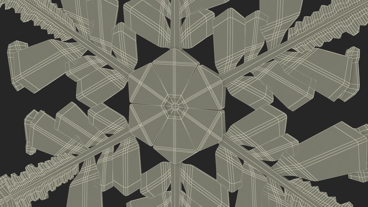 Intricate Snowflake 3D model