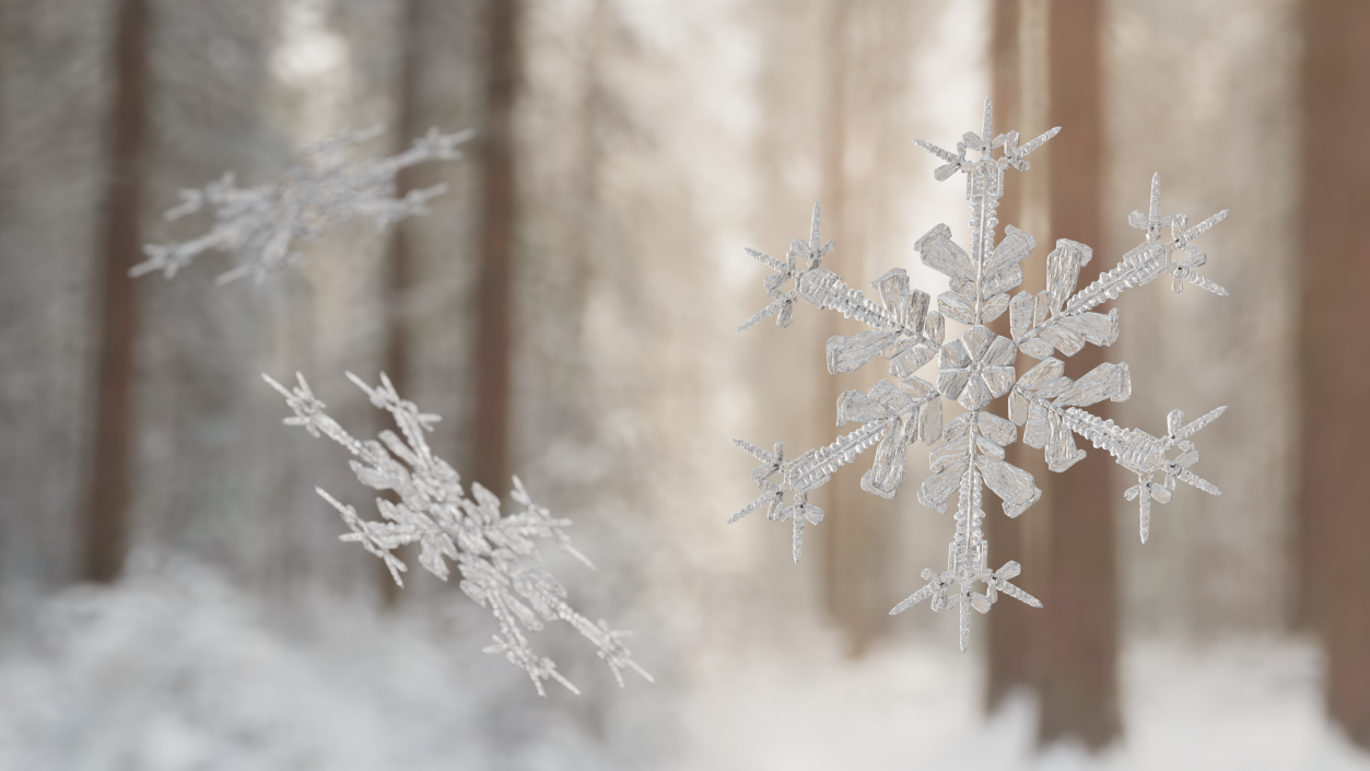 Intricate Snowflake 3D model