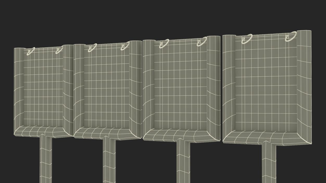 Down Markers for American Football 3D model