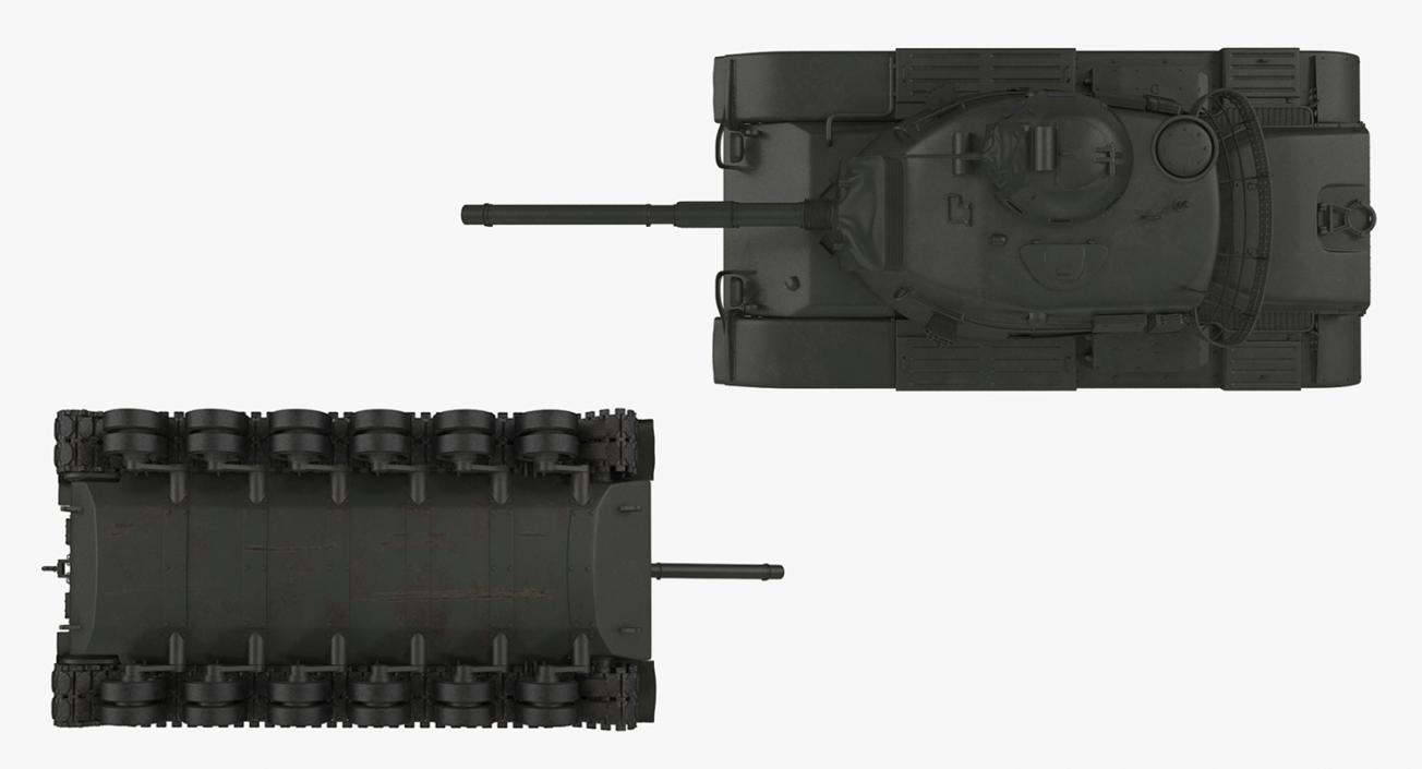 Main Battle Tank M60 Patton Rigged 3D model