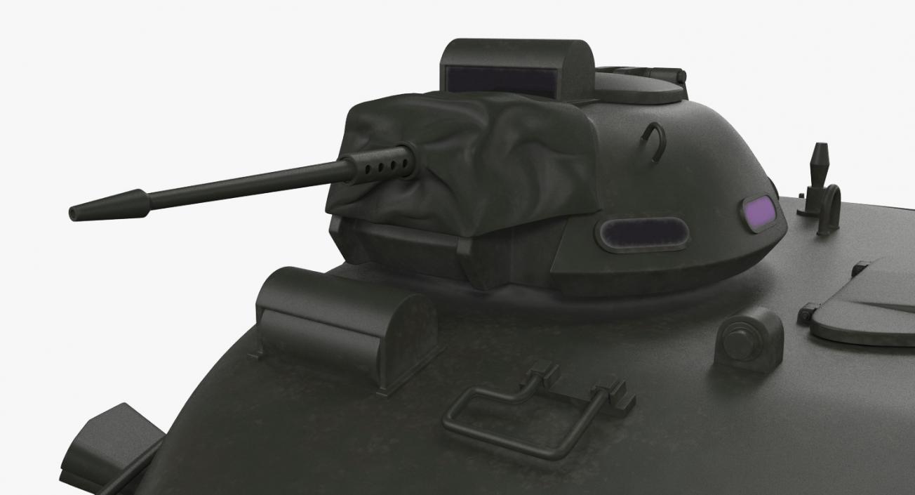 Main Battle Tank M60 Patton Rigged 3D model