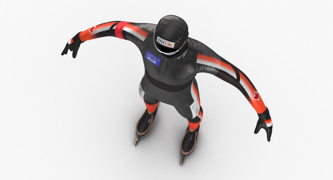 Speed Skater Suit 2 3D model