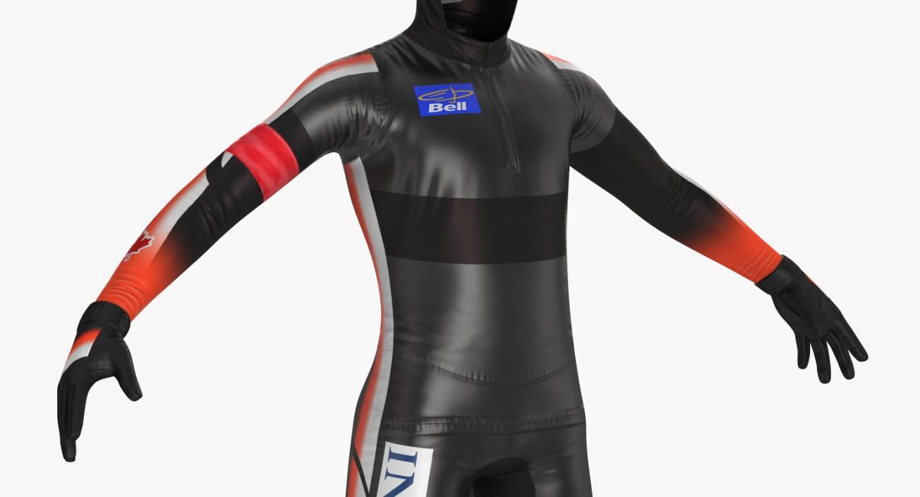 Speed Skater Suit 2 3D model