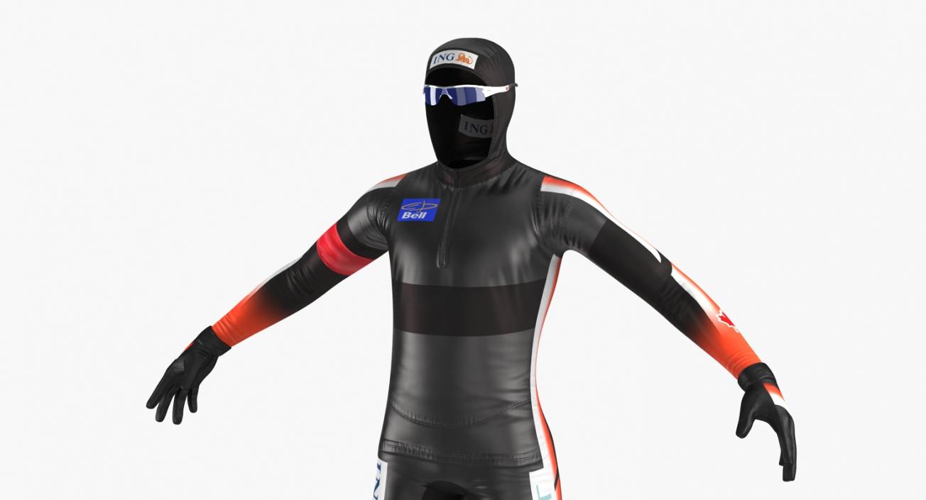 Speed Skater Suit 2 3D model