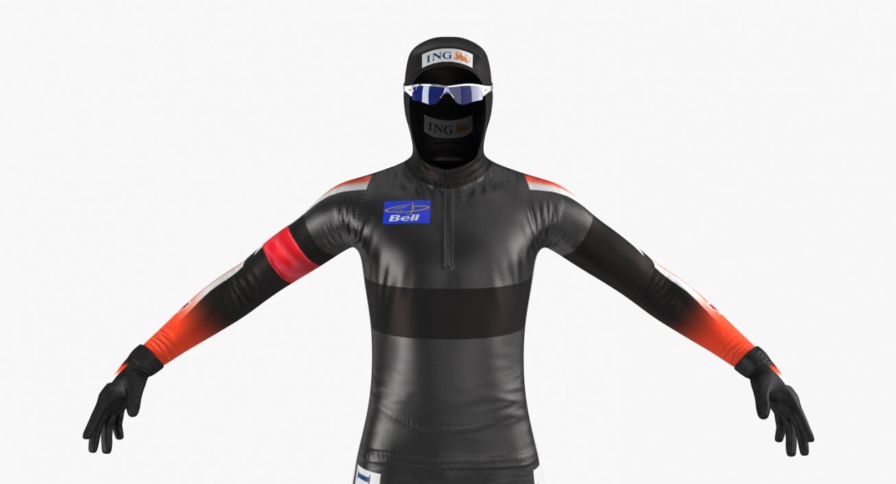 Speed Skater Suit 2 3D model