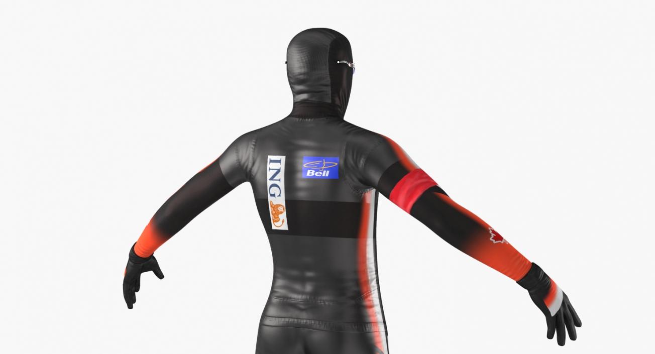 Speed Skater Suit 2 3D model