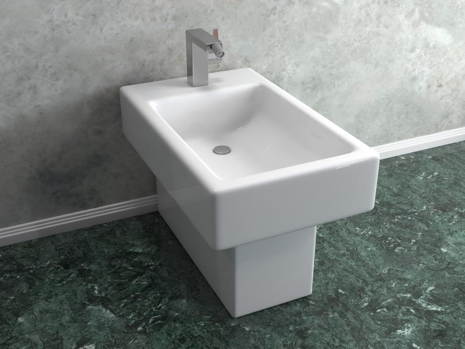 3D Modern Bathroom Bidet