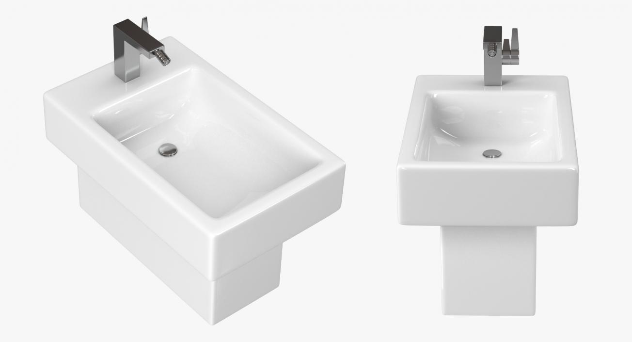 3D Modern Bathroom Bidet