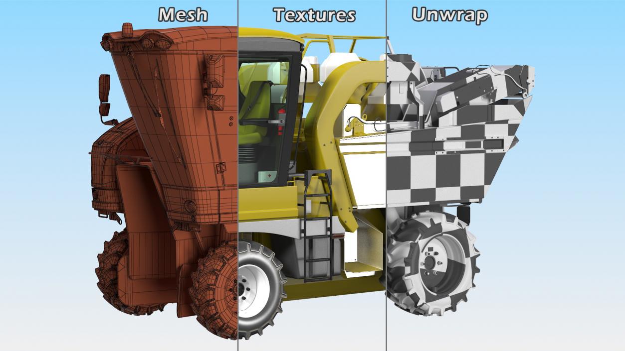 3D model Olive Harvester