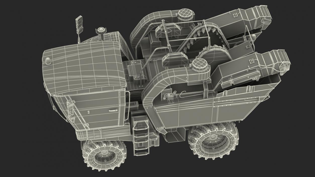 3D model Olive Harvester