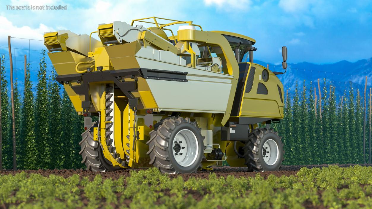 3D model Olive Harvester