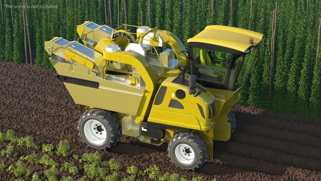 3D model Olive Harvester