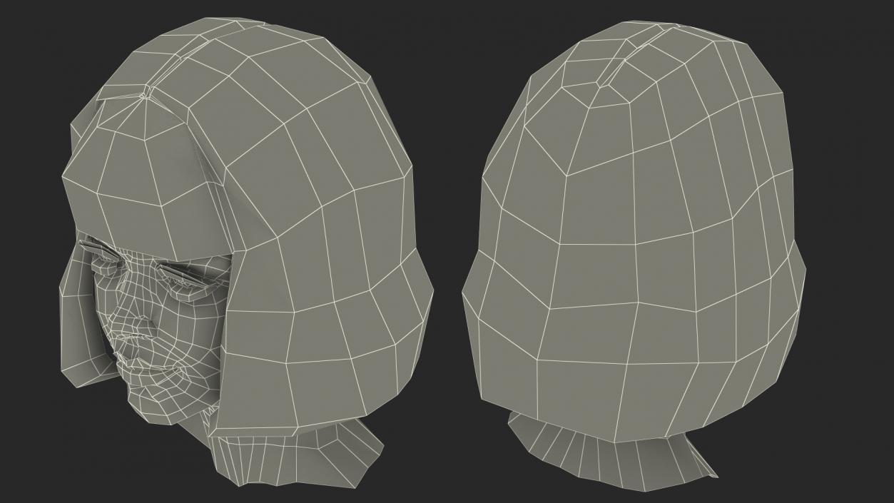 Girl Head 3D model