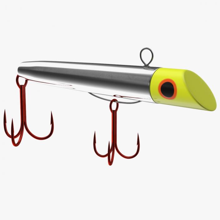 3D Fishing Gotcha Lure Silver