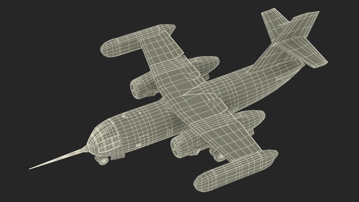 3D model Hover Jet Dornier Do 31 Rigged