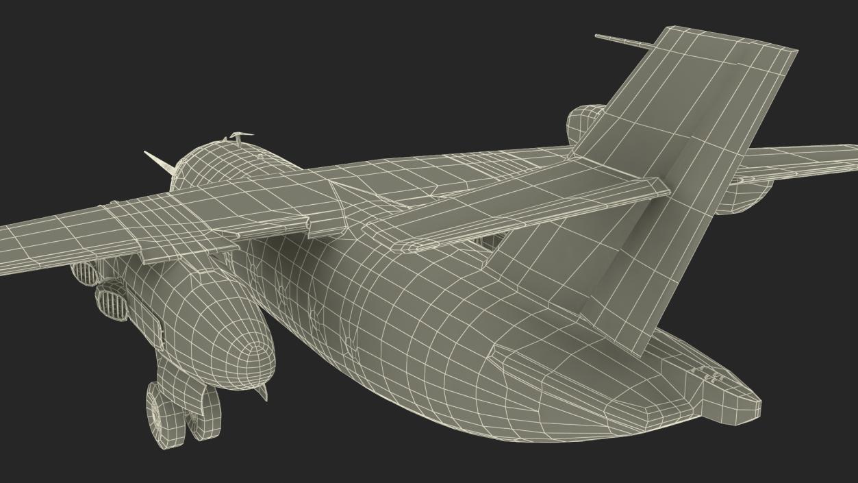 3D model Hover Jet Dornier Do 31 Rigged