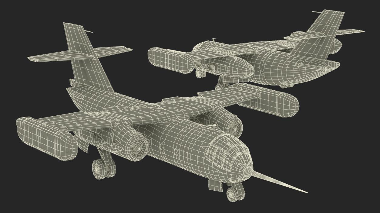 3D model Hover Jet Dornier Do 31 Rigged