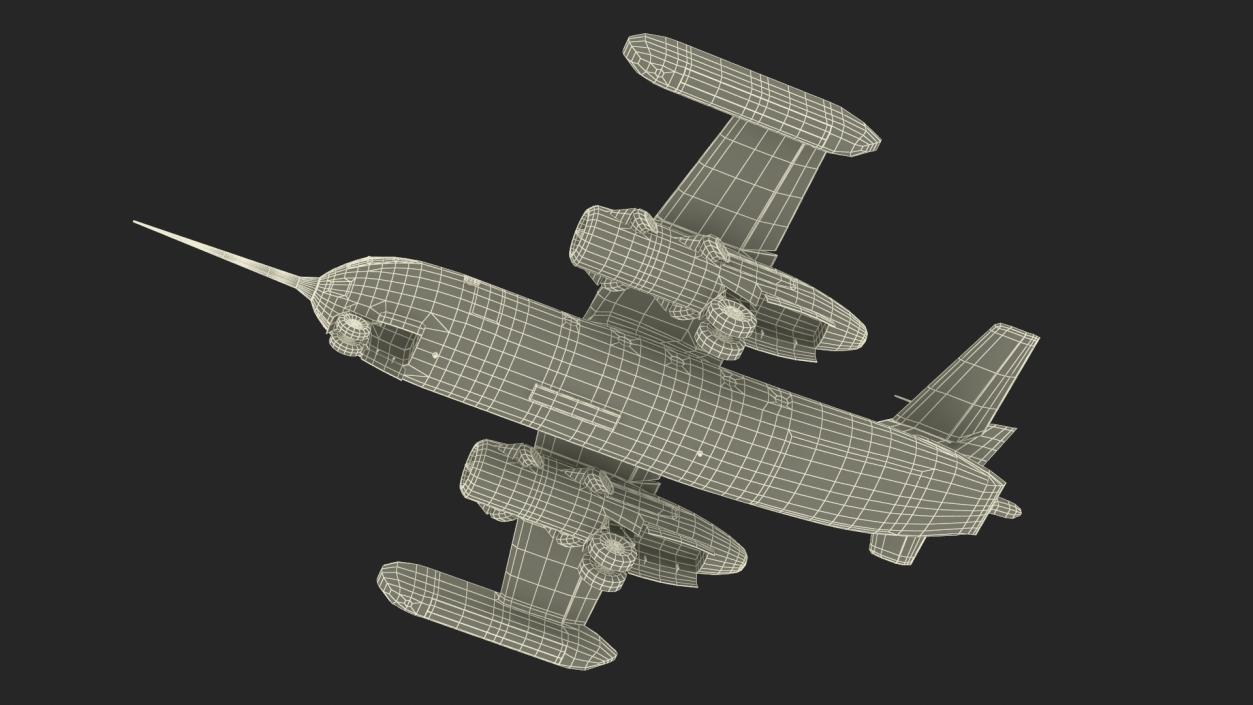 3D model Hover Jet Dornier Do 31 Rigged