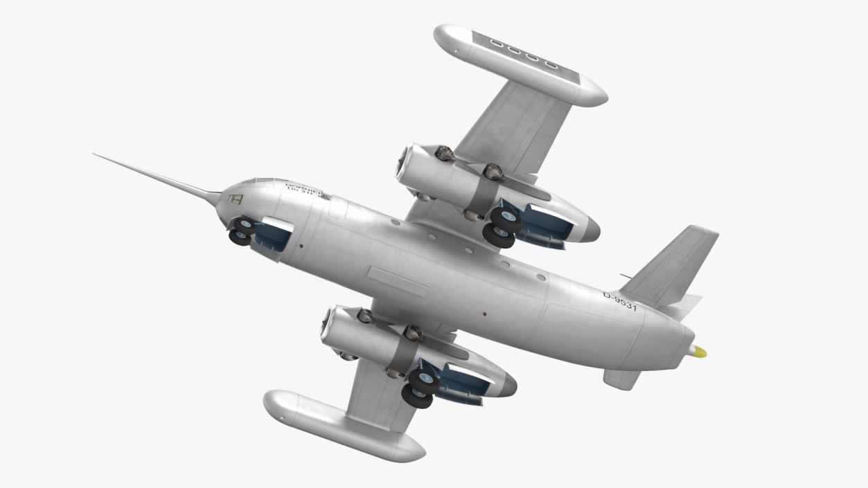 3D model Hover Jet Dornier Do 31 Rigged