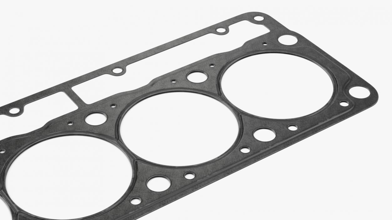 3D Head Gasket 6 Cylinder 325D Steel model