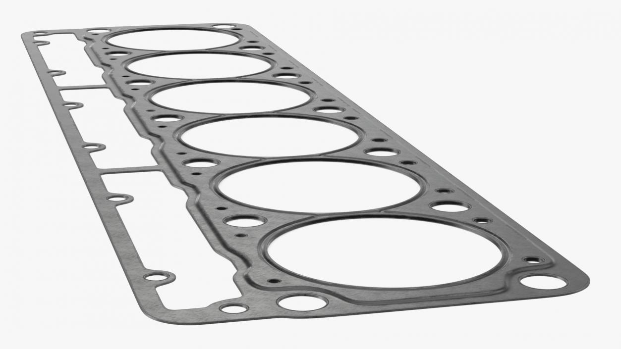 3D Head Gasket 6 Cylinder 325D Steel model