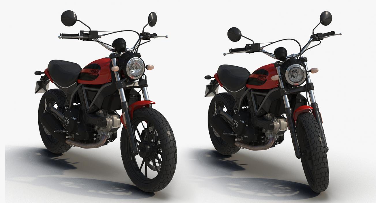 Rigged Motorcycles Collection 3D model