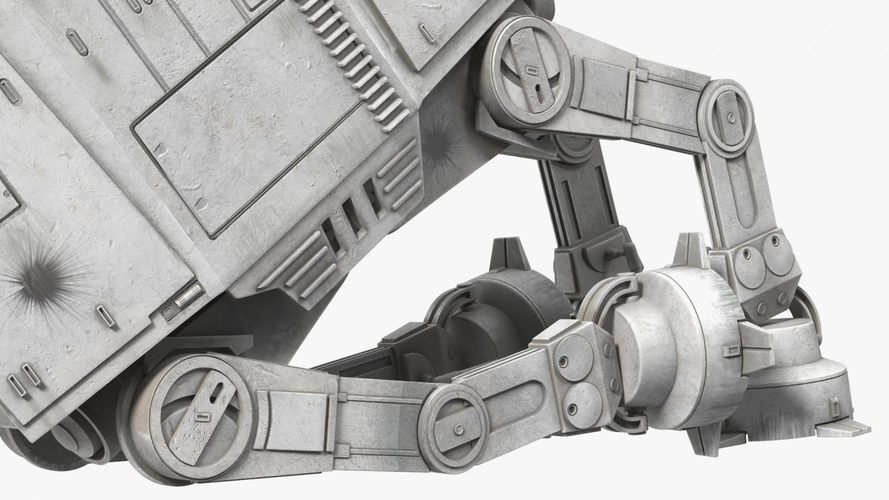 Grunge Broken AT-AT Star Wars 3D model