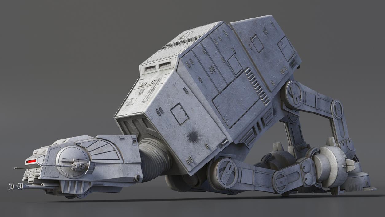 Grunge Broken AT-AT Star Wars 3D model