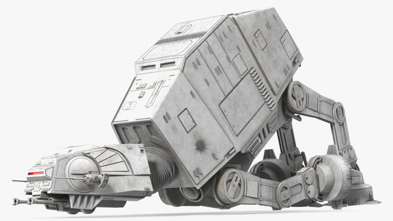 Grunge Broken AT-AT Star Wars 3D model