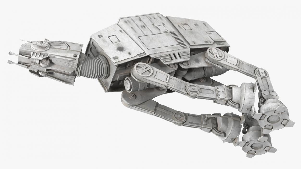 Grunge Broken AT-AT Star Wars 3D model