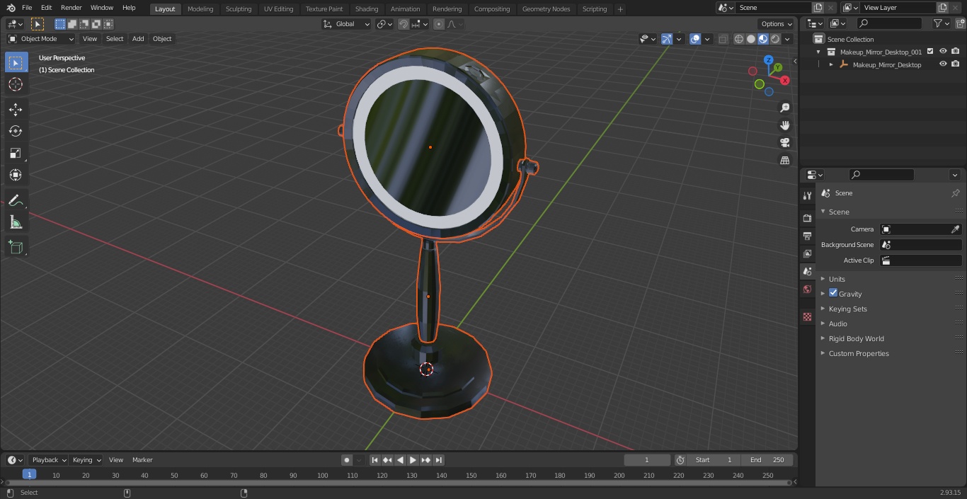 3D Makeup Mirror Desktop