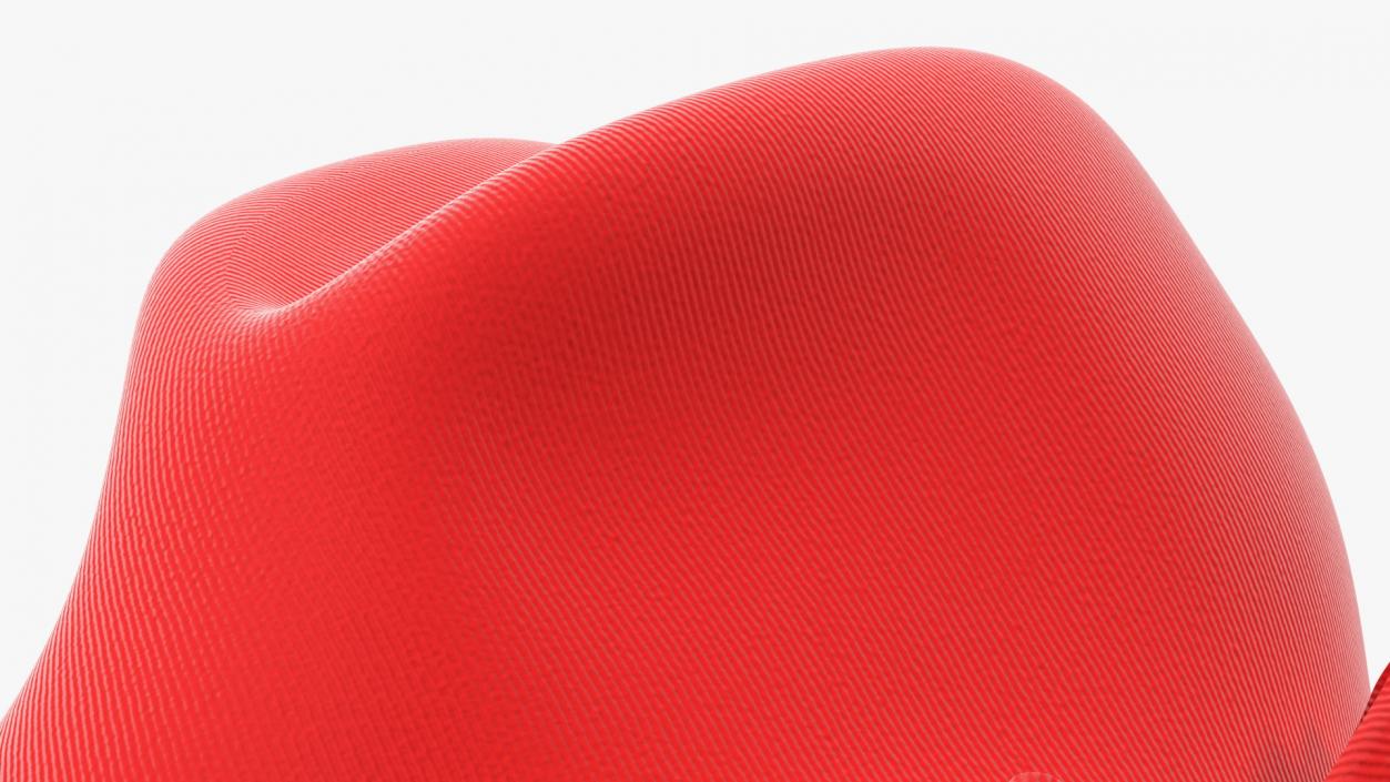 3D Red Hat with Bow