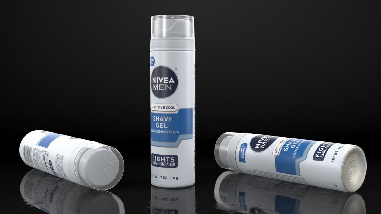 Shaving Cream Nivea 3D model