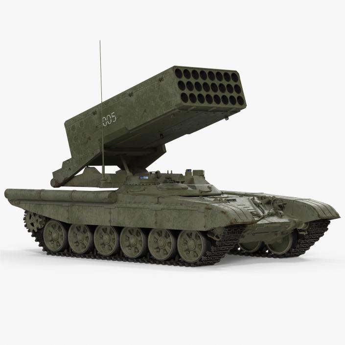 3D Rigged Russian Military Vehicles Collection model