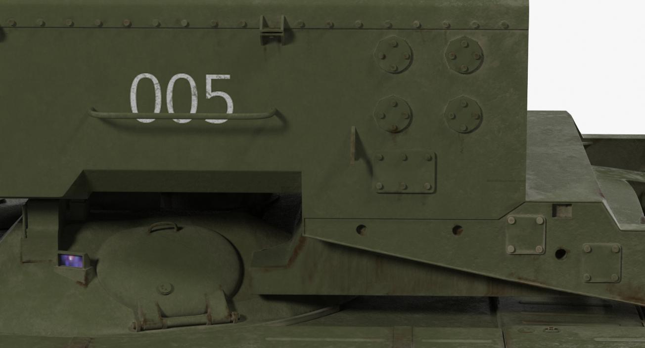 3D Rigged Russian Military Vehicles Collection model