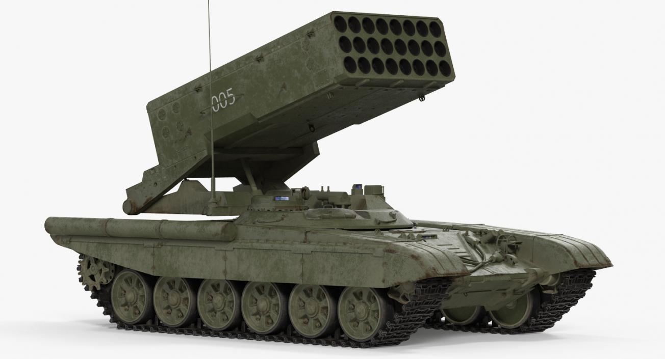 3D Rigged Russian Military Vehicles Collection model