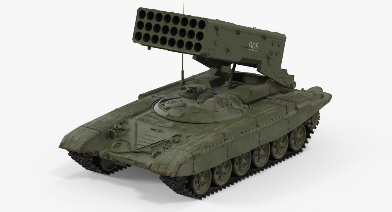 3D Rigged Russian Military Vehicles Collection model