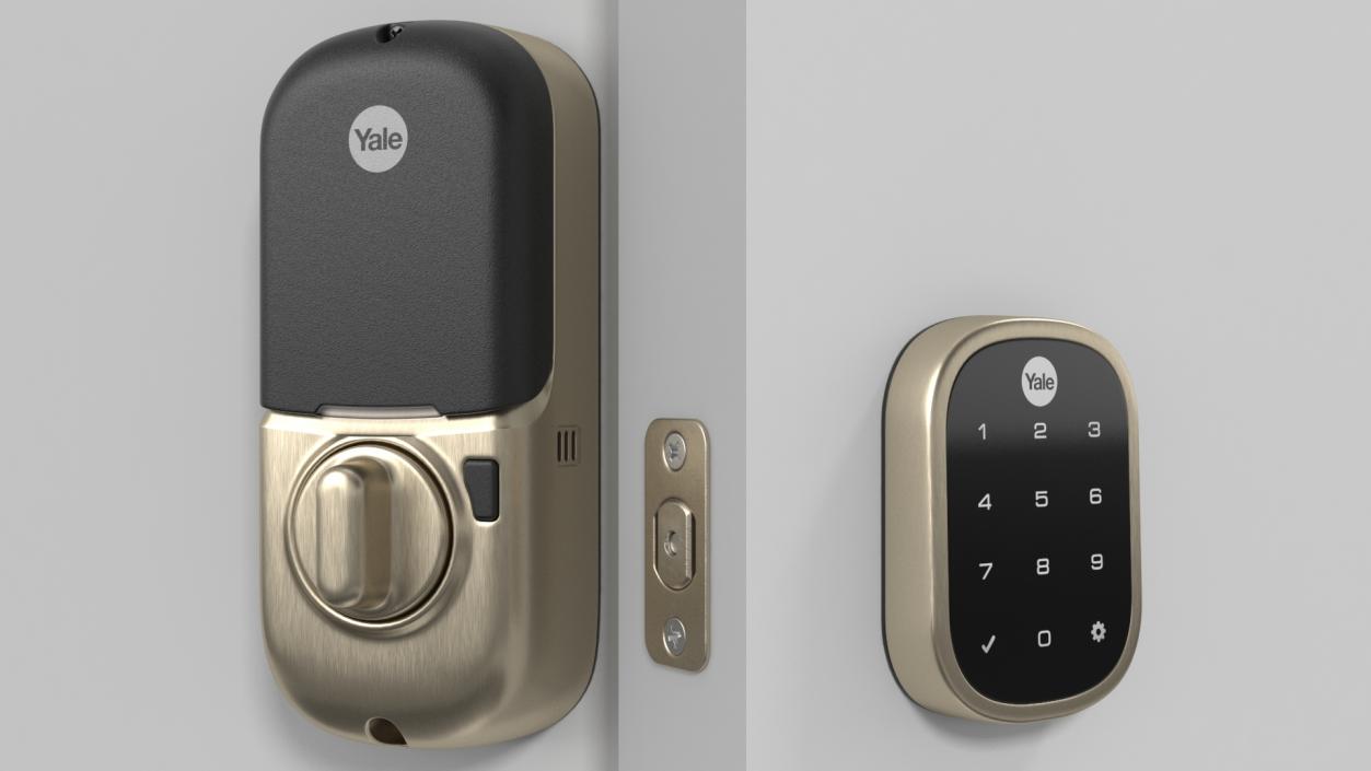 3D Yale Assure Lock SL with iM1 model