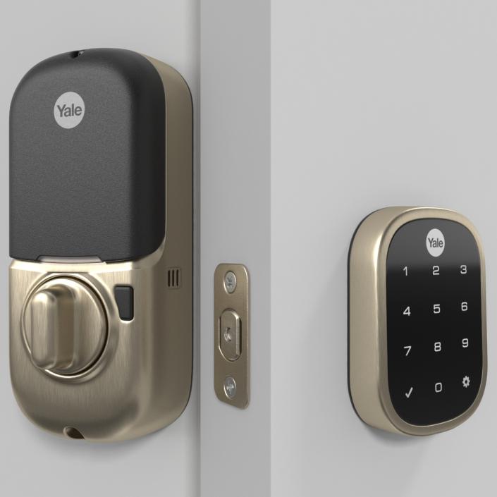 3D Yale Assure Lock SL with iM1 model