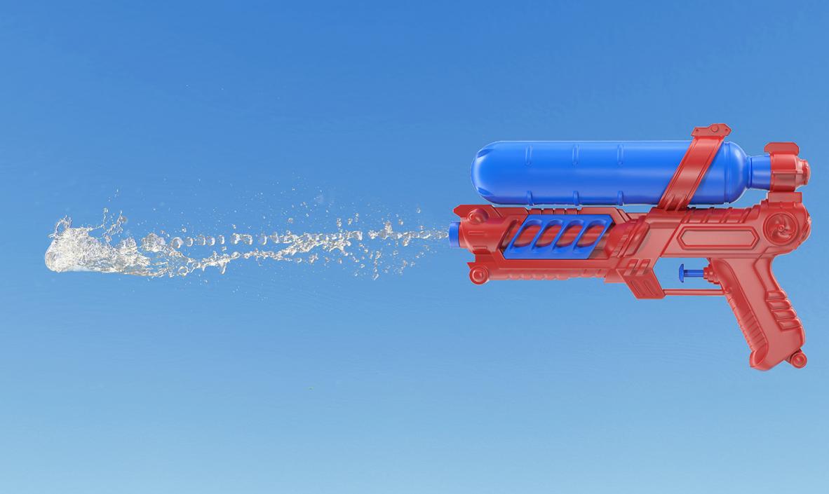 Water Gun 3D model