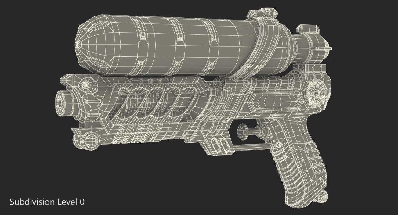 Water Gun 3D model