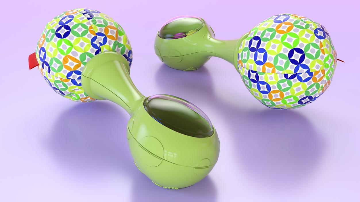 3D model Green Baby Rattle Generic