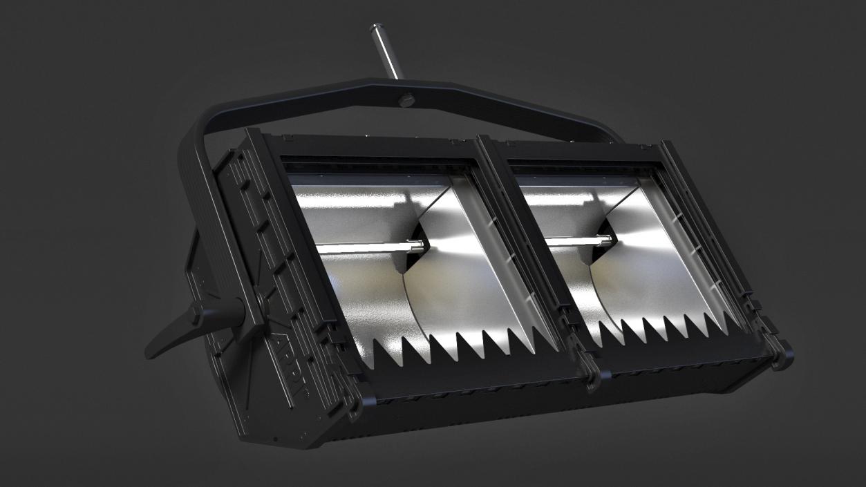 3D Double Flood Light model