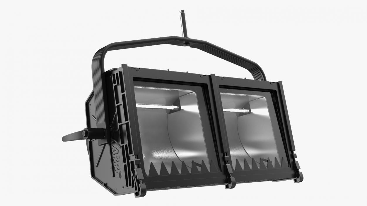 3D Double Flood Light model