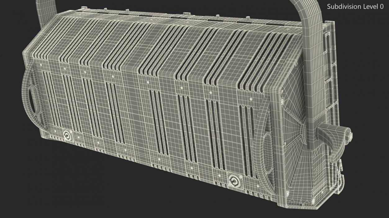 3D Double Flood Light model