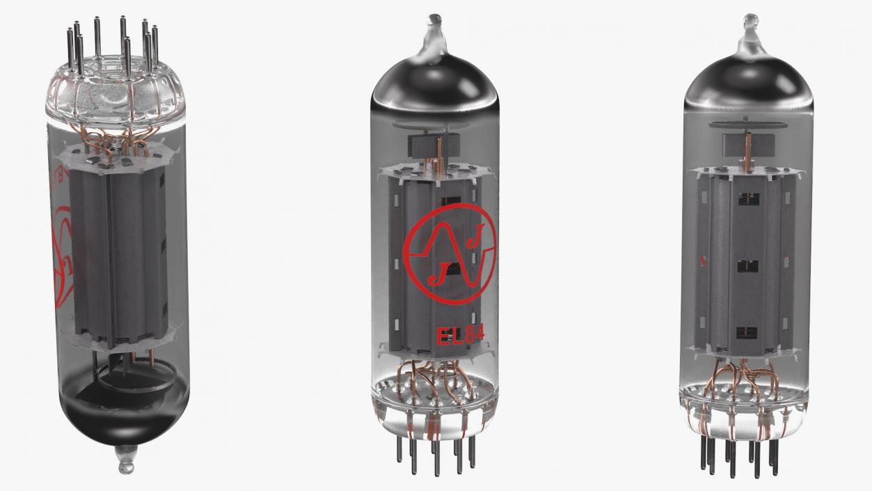 3D Vacuum Tube EL84 6BQ5