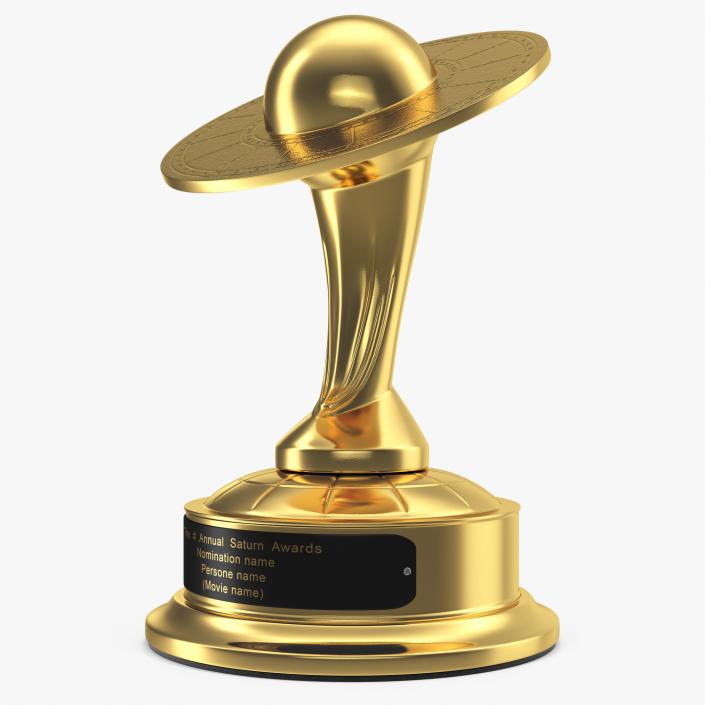 3D Saturn Trophy model