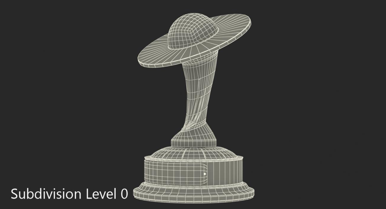 3D Saturn Trophy model